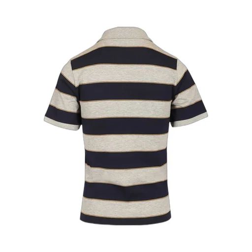 Miu Miu Short-Sleeved Striped Polo Shirt