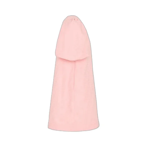 Fendi Kids Puff-Sleeved Crewneck Dress