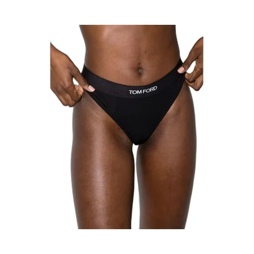 Tom Ford Logo Waistband Thongs