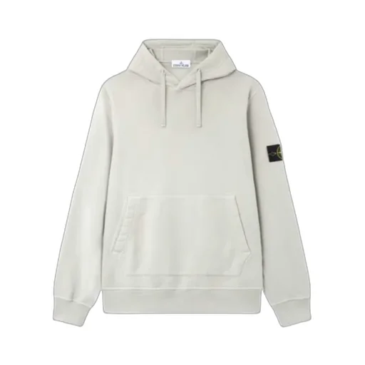 Stone Island Logo Patch Drawstring Hoodie