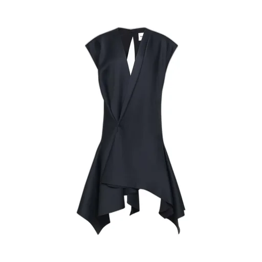 Khaite Merith V-Neck Mini Dress