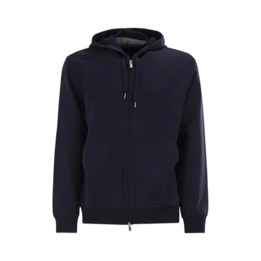 Brunello Cucinelli Zip-Up Drawstring Hoodie
