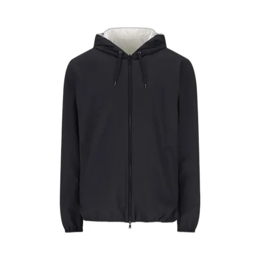 Herno Zip-Up Hooded Jacket