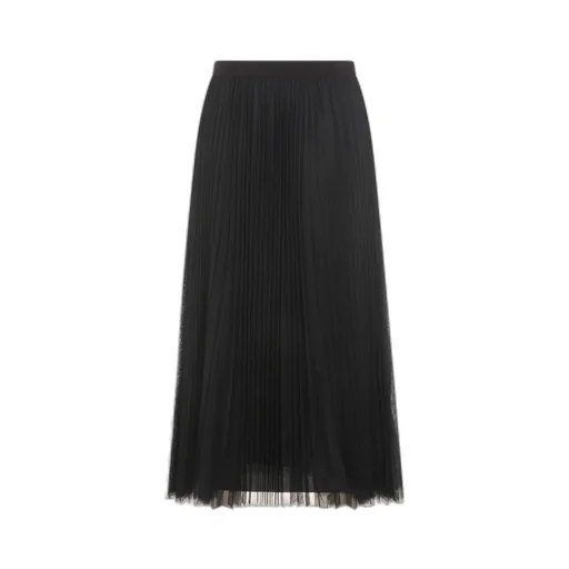 Fabiana Filippi Wide Pleated Tulle Skirt