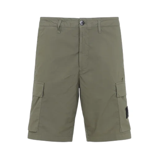 Stone Island Regular Fit Cargo Bermuda Shorts