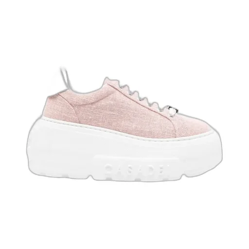Platform Lace-Up Sneakers