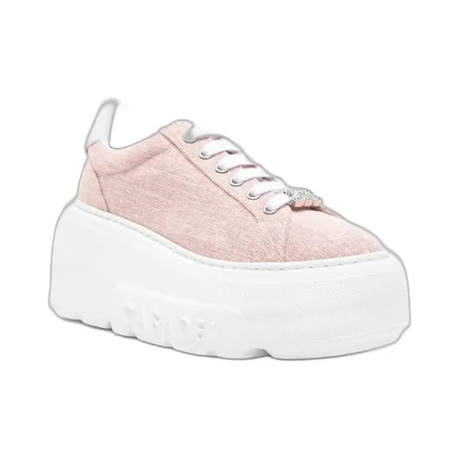 Platform Lace-Up Sneakers
