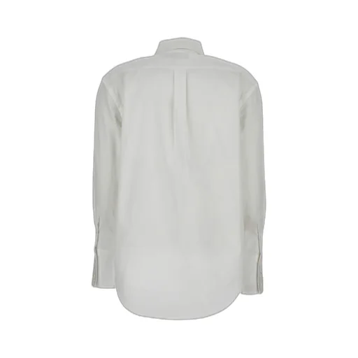 Polo Ralph Lauren Long-Sleeved Curved Hem Shirt