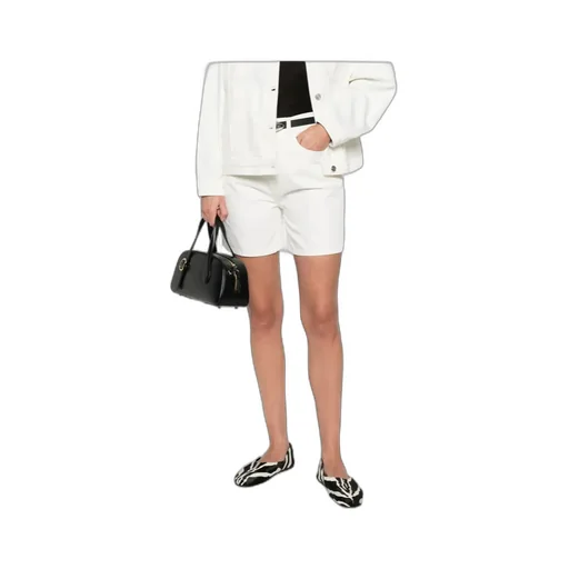 Anine Bing Kat High-Rise Denim Shorts