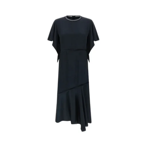 Fabiana Filippi Cut-Out Ruffle Midi Dress
