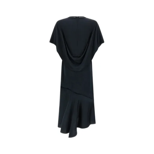 Fabiana Filippi Cut-Out Ruffle Midi Dress