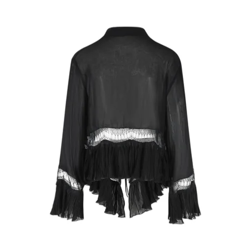Blumarine Amberlight Flared Hem Shirt