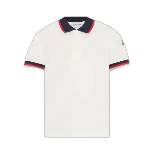 Moncler Enfant Tricolor Polo Shirt