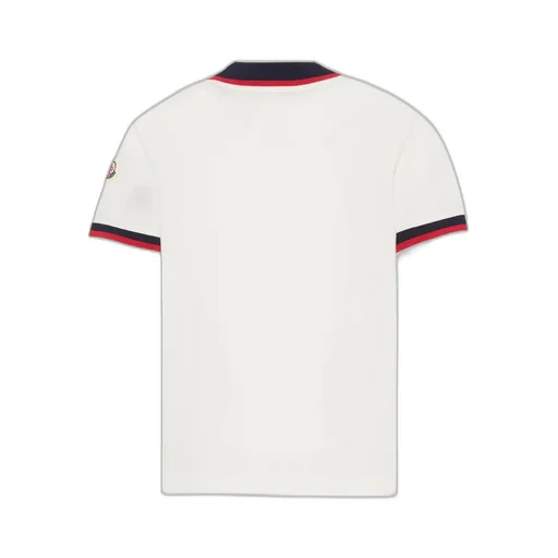 Moncler Enfant Tricolor Polo Shirt