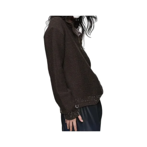 Wool Quarter-Zip Sweater