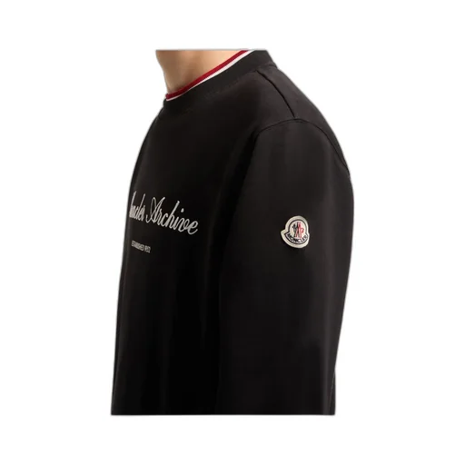 Moncler Logo Patch Crewneck Sweatshirt
