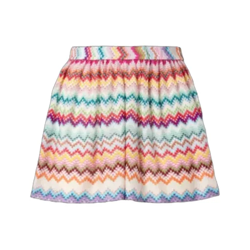 Missoni Pixelated Zigzag Motif Shorts