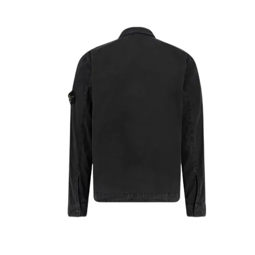 Stone Island Logo Patch Pocket Detail Shirt