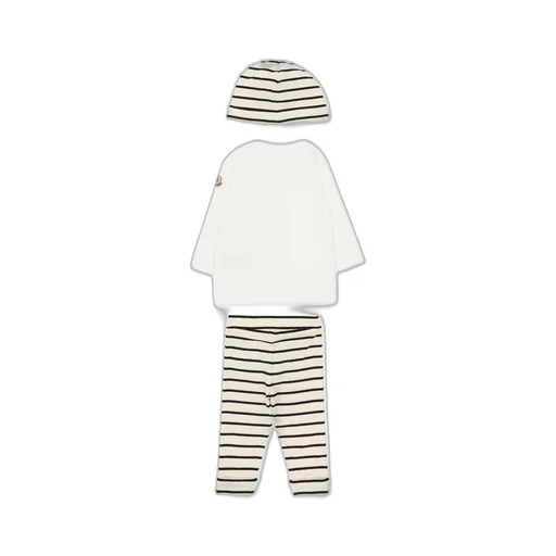 Logo-Detail Striped Trousers Set