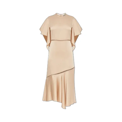 Fabiana Filippi Cut-Out Ruffle Midi Dress