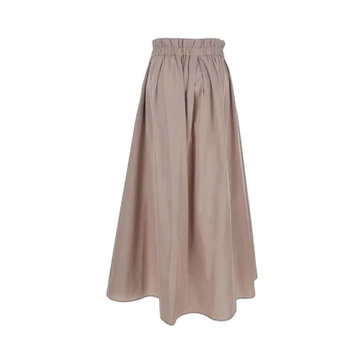 Herno A-Line Elasticated Waistband Midi Skirt