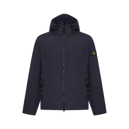 Stone Island Logo Patch Hooded Jacket