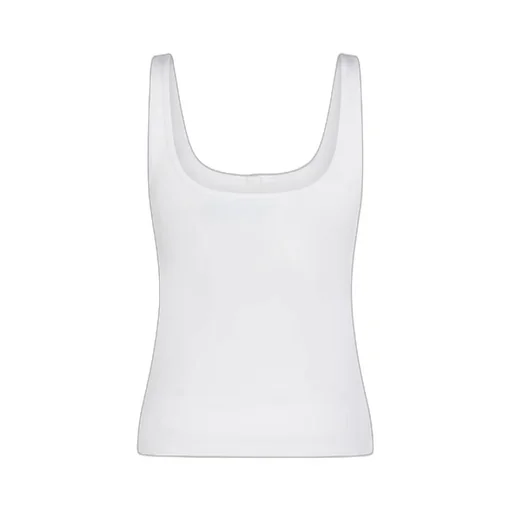 Blumarine Logo-Embellished Sleeveless Top