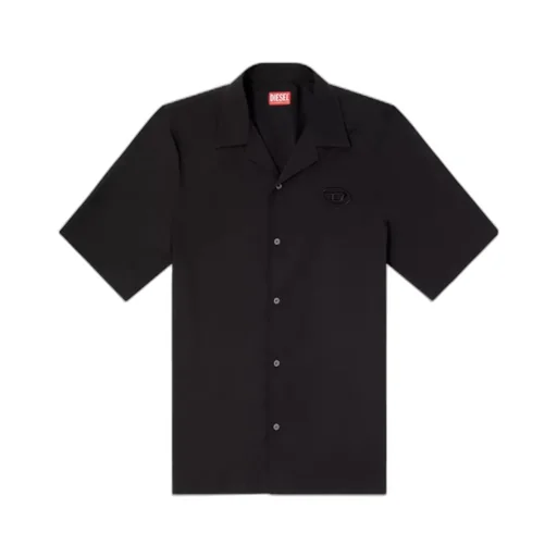 Diesel S-Mac Camp Collar Short-Sleeved Shirt