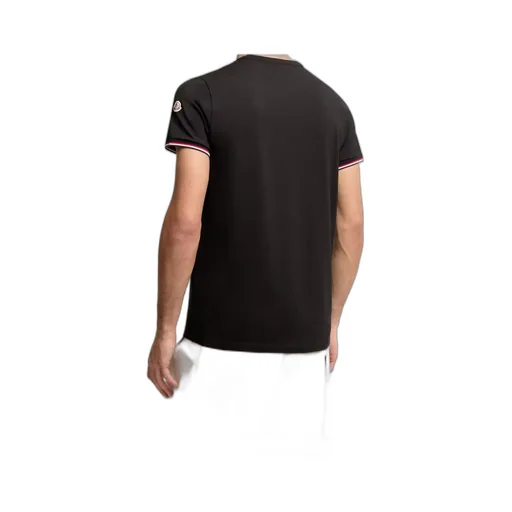 Tricolor-Trimmed Cotton T-Shirt