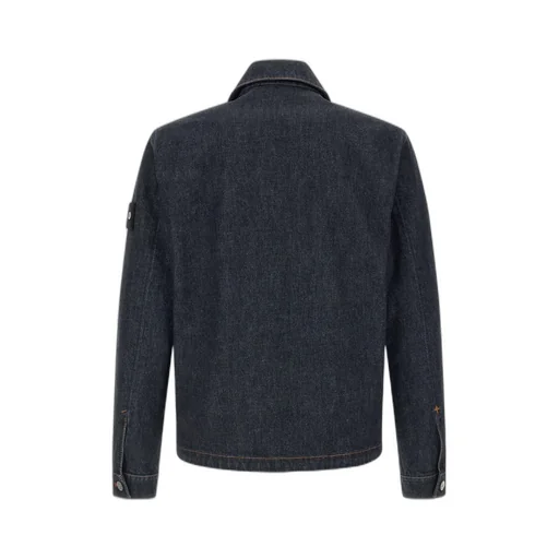 Stone Island Logo Patch Denim Jacket