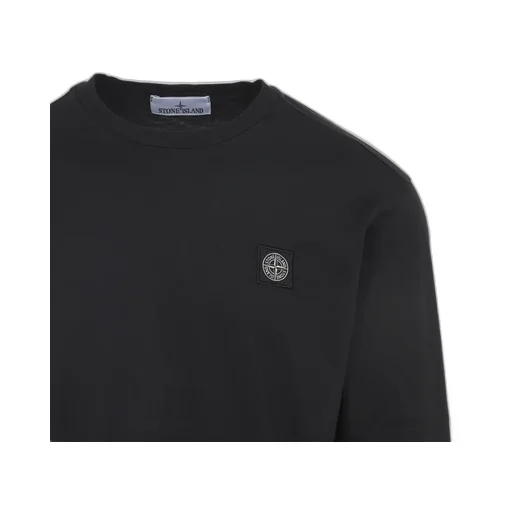 Stone Island Logo Detailed Crewneck T-Shirt