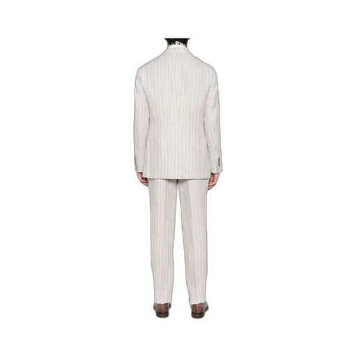 Striped Double-Breasted Suit