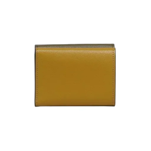 Marni Logo Printed Panelled Compact Wallet