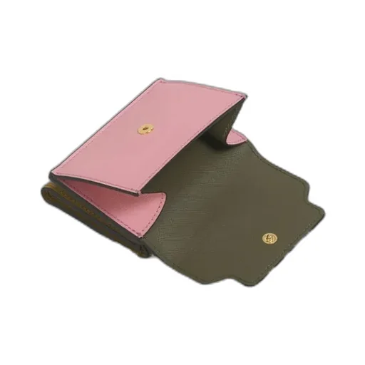 Marni Logo Printed Panelled Compact Wallet