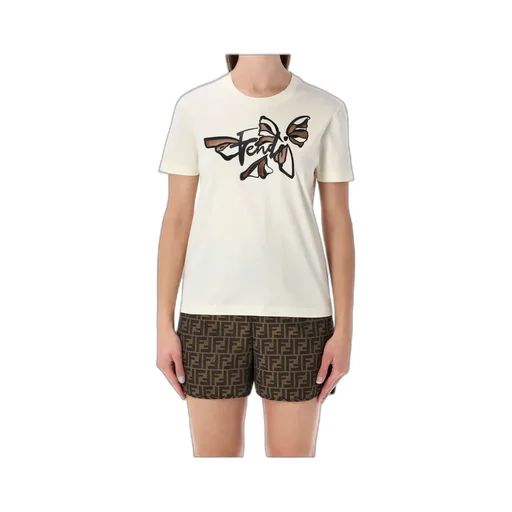 Fendi Nigthfly Printed Crewneck T-Shirt