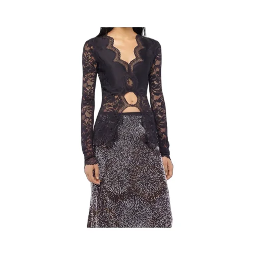 Rabanne Long Sleeved Lace Top