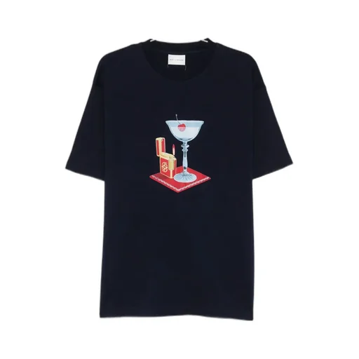 DrÔLe De Monsieur Cocktail Graphic Print Crewneck T-Shirt