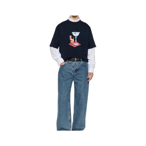 DrÔLe De Monsieur Cocktail Graphic Print Crewneck T-Shirt