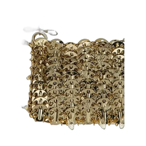 Paco Rabanne Embellished Chain-Linked Shoulder Bag