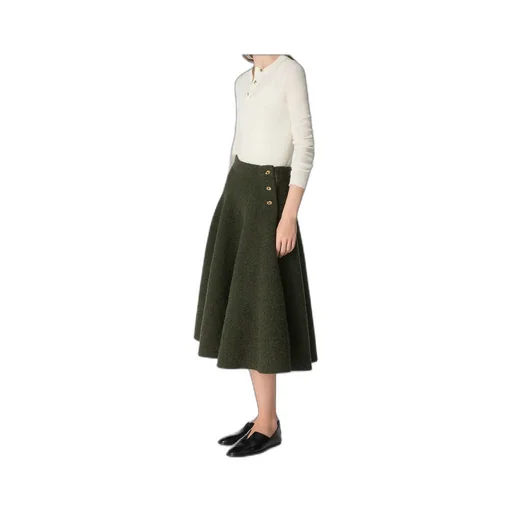 Wool Bouclé Skirt