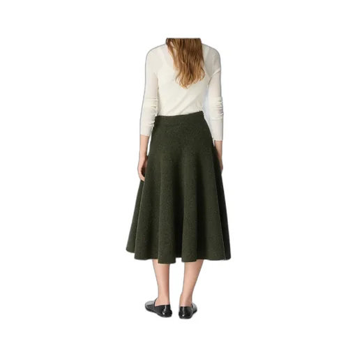 Wool Bouclé Skirt