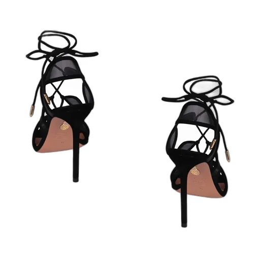Strappy High-Heeled Sandals