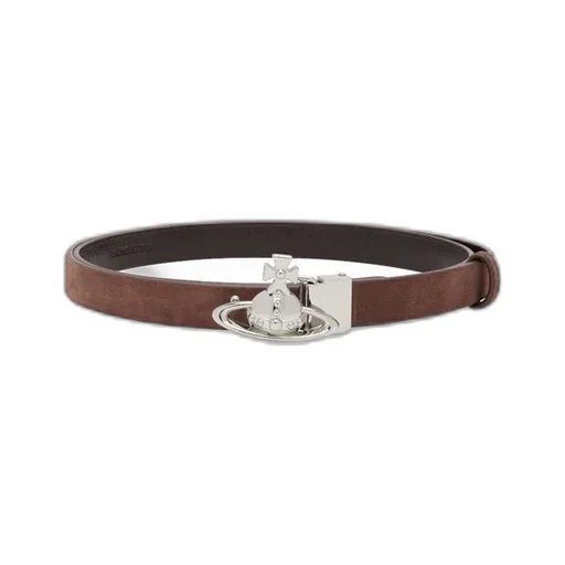 Brown Small Orb Buckle Belt