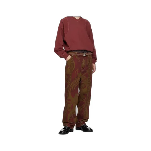 Brown Small Orb Buckle Belt