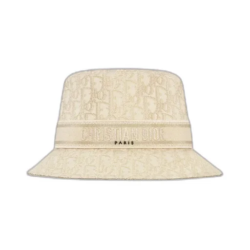Dior Oblique D-Bobby Small-Brim Bucket Hat