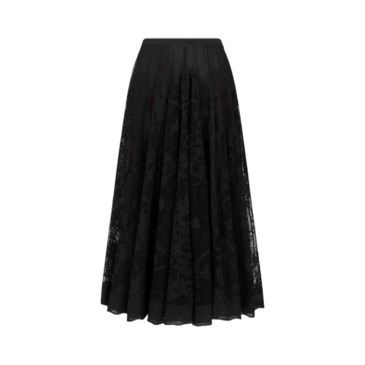 Mid-Length Flared Skirt