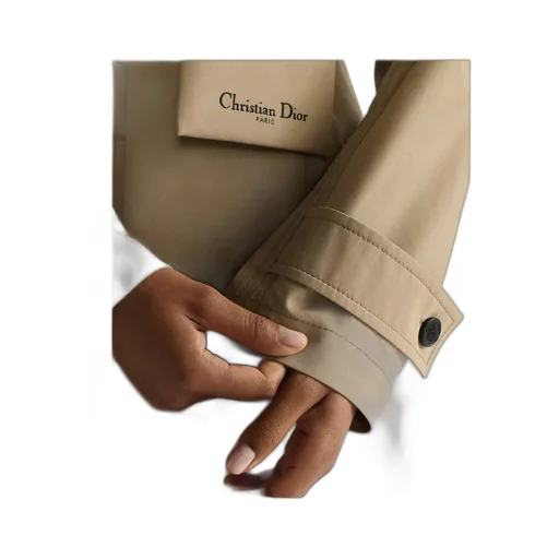 Trench Coat With Scarf Collar
