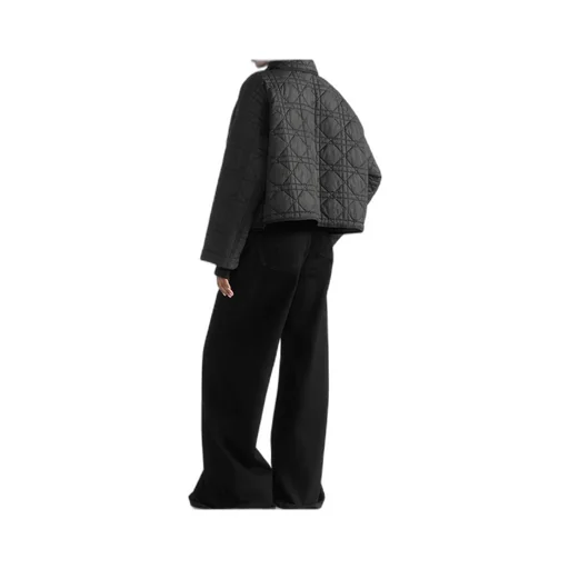 Macrocannage Coat With Scarf Collar