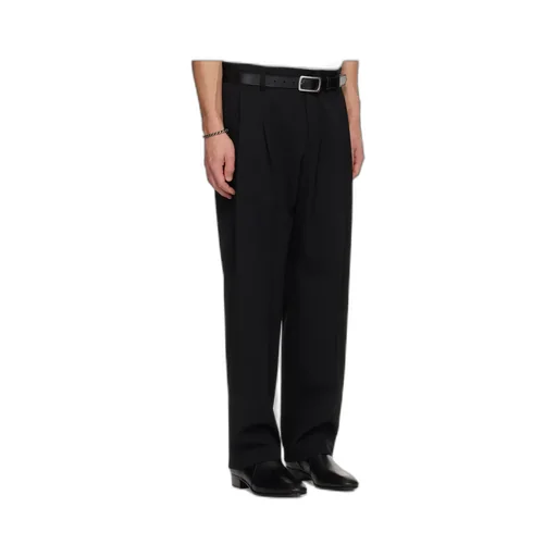Wool Gabardine Casual Trousers