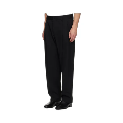 Wool Gabardine Casual Trousers